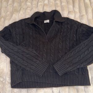 Sunday Best Charcoal Knit Sweater